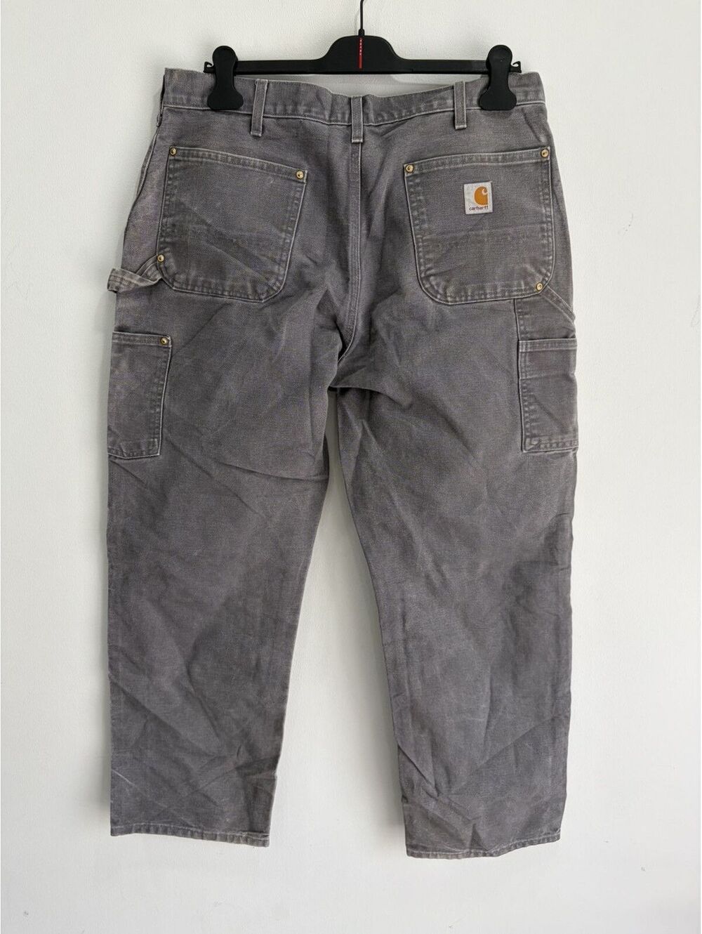 Vintage Carhartt Double Knee Pants Sun Faded Made Usa 36x30